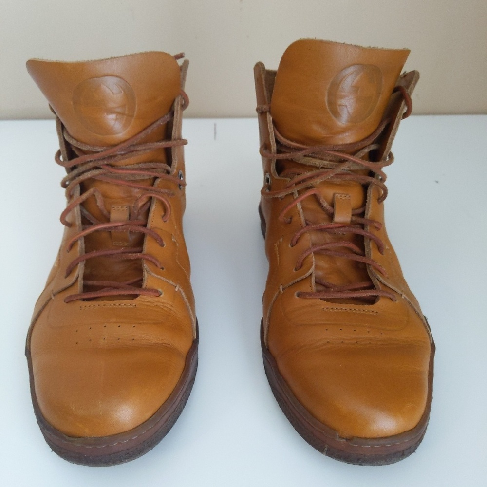 Gucci leather trainers